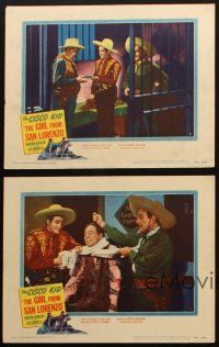 6w342 GIRL FROM SAN LORENZO 5 LCs '50 Leo Carrillo, Duncan Renaldo as The Cisco Kid!