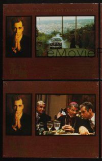 6w125 GODFATHER PART III 8 LCs '90 Al Pacino, Andy Garcia, Sofia & Francis Ford Coppola
