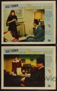 6w444 GREAT MAN 4 LCs '57 Jose Ferrer exposes a great fake, with help from Julie London!