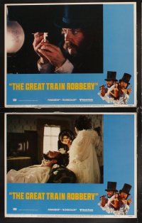 6w129 GREAT TRAIN ROBBERY 8 LCs '79 Sean Connery, Sutherland & sexy Lesley-Anne Down!