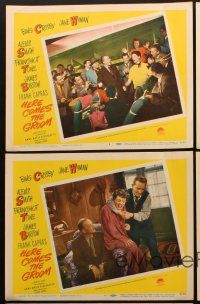 6w345 HERE COMES THE GROOM 5 LCs '51 Bing Crosby, Alexis Smith, Franchot Tone, Frank Capra!