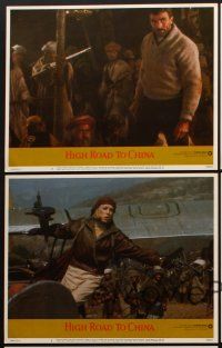 6w346 HIGH ROAD TO CHINA 5 LCs '83 images of aviator Tom Selleck & Bess Armstrong!