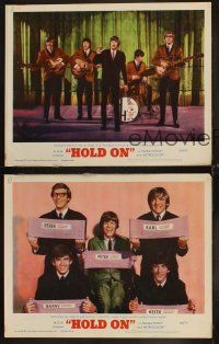 6w630 HOLD ON 3 LCs '66 rock & roll, great images of Herman's Hermits!