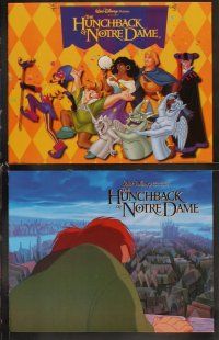6w134 HUNCHBACK OF NOTRE DAME 8 English LCs '96 Walt Disney cartoon from Victor Hugo's novel!