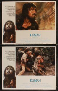 6w136 ICEMAN 8 LCs '84 Fred Schepisi, John Lone as thawed 40,000 year-old neanderthal caveman!