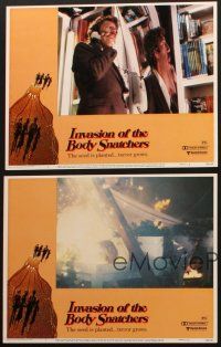 6w455 INVASION OF THE BODY SNATCHERS 4 LCs '78 Donald Sutherland, classic sci-fi remake!
