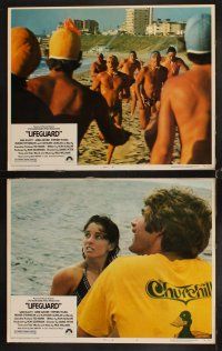 6w143 LIFEGUARD 8 LCs '76 Sam Elliot with sexy beach babes, Anne Archer, Kathleen Quinlan!
