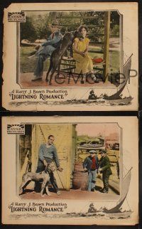 6w650 LIGHTNING ROMANCE 3 LCs '24 Reed Howes, Ethel Shannon, Wilfred Lucas!