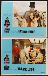6w295 LIVE & LET DIE 6 west hemi LCs '73 Geoffrey Holder in weird outfit w/sexy Jane Seymour!