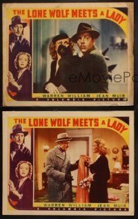 6w653 LONE WOLF MEETS A LADY 3 LCs '40 when Muir needs alibi for murder, Warren William's her man!