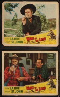 6w255 MARK OF THE LASH 7 LCs '48 cowboys Lash La Rue & Al Fuzzy St. John!