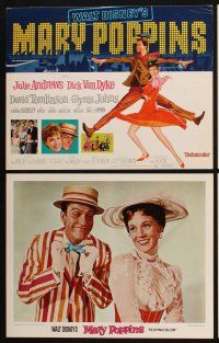 6w158 MARY POPPINS 8 LCs R73 Julie Andrews & Dick Van Dyke in Walt Disney's musical classic!