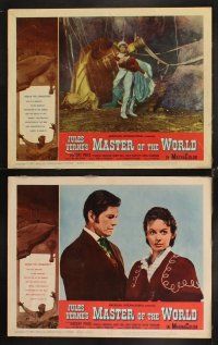 6w256 MASTER OF THE WORLD 7 LCs '61 Jules Verne, Vincent Price, Charles Bronson, great images!