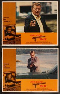 6w258 McQ 7 LCs '74 John Sturges, John Wayne is a busted cop, Eddie Albert!
