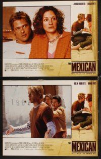 6w166 MEXICAN 8 LCs '01 Brad Pitt, Julia Roberts, James Gandolfini, Gore Verbinski