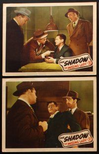 6w260 MISSING LADY 7 LCs '46 Kane Richmond as The Shadow, Barbara Reed, George Chandler