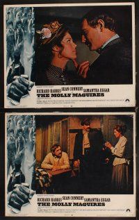 6w169 MOLLY MAGUIRES 8 LCs '70 Sean Connery, Richard Harris, directed by Martin Ritt!