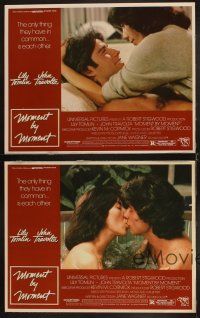 6w481 MOMENT BY MOMENT 4 LCs '79 romantic images of Lily Tomlin & John Travolta!