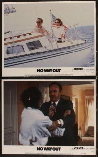 6w262 NO WAY OUT 7 LCs '87 Kevin Costner & Sean Young, Gene Hackman!