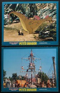 6w303 PETE'S DRAGON 6 LCs '77 Walt Disney, Helen Reddy, Jim Dale, Mickey Rooney!