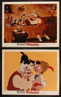 6w266 PINOCCHIO 7 LCs R78 Disney classic fantasy cartoon about a wooden boy who wants to be real!