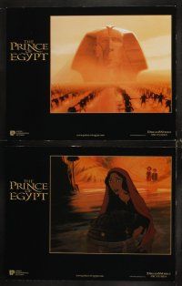 6w188 PRINCE OF EGYPT 8 LCs '98 Dreamworks historical cartoon with Moses & Rameses!