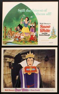 6w019 SNOW WHITE & THE SEVEN DWARFS 9 LCs R75 Walt Disney animated cartoon fantasy classic!