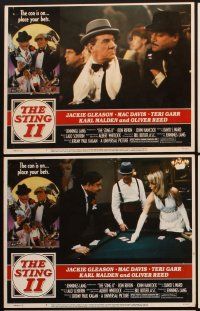 6w020 STING 2 9 LCs '83 Jackie Gleason, Mac Davis, Teri Garr, gambling sequel, cool Struzan art!