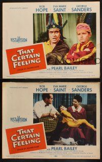 6w713 THAT CERTAIN FEELING 3 LCs '56 Bob Hope, Pearl Bailey, Jerry Mathers!