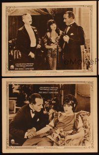 6w731 WORLD'S APPLAUSE 3 LCs '23 sexy showgirl Bebe Daniels between Lewis Stone & Adolphe Menjou!