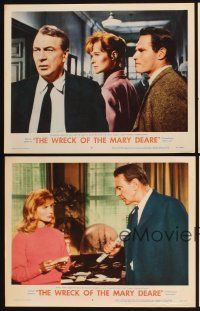 6w541 WRECK OF THE MARY DEARE 4 LCs '59 Virginia McKenna, Gary Cooper & Charlton Heston!
