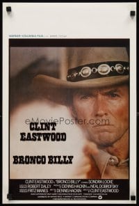 6y684 BRONCO BILLY Belgian '80 close-up of director & star Clint Eastwood!