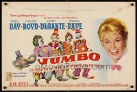 6y733 JUMBO Belgian '62 Doris Day, Jimmy Durante, Stephen Boyd, Martha Raye circus elephant!