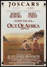 6y763 OUT OF AFRICA Belgian '85 Robert Redford & Meryl Streep, directed by Sydney Pollack!