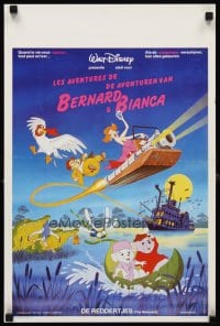 6y768 RESCUERS Belgian '77 Disney mouse mystery adventure cartoon from the depths of Devil's Bayou