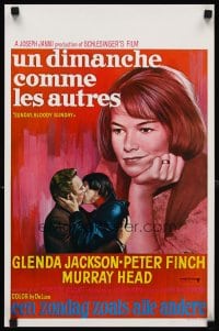 6y787 SUNDAY BLOODY SUNDAY Belgian '71 directed by John Schlesinger, bisexual love triangle!