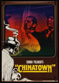 6y061 CHINATOWN German '74 classic image of Jack Nicholson's nose being cut by Roman Polanski!