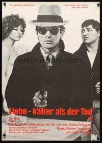 6y065 LOVE IS COLDER THAN DEATH German '69 Rainer Werner Fassbinder, Ulli Lommel, Hanna Schygulla!