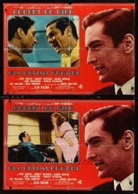 6y410 LAST TYCOON set of 8 Italian photobustas '76 Robert De Niro, Jeanne Moreau, Elia Kazan!