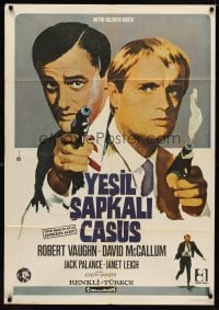 6y105 SPY IN THE GREEN HAT Turkish '66 Robert Vaughn & David McCallum, Man from UNCLE!