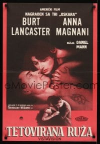 6y011 ROSE TATTOO Yugoslavian '55 Burt Lancaster, Anna Magnani, written by Tennessee Williams!