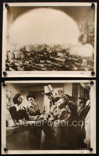 6z916 INVASION U.S.A. 2 8x10 stills '52 nuclear explosion over New York City!
