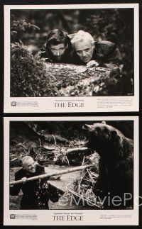 6z758 EDGE 5 8x10 stills '97 Anthony Hopkins & Alec Baldwin, director Lee Tamahori candid!