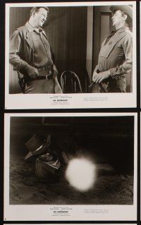 6z625 EL DORADO 7 8x10 stills '66 John Wayne, Robert Mitchum, directed by Howard Hawks!