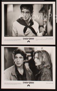6z363 FRANKIE & JOHNNY 13 8x10 stills '91 great images of Al Pacino & sexy Michelle Pfeiffer!
