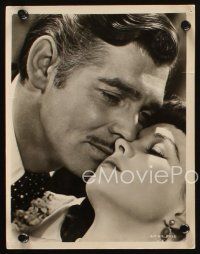 6z821 GONE WITH THE WIND 4 8x10 stills R40s romantic close-ups of Clark Gable & Vivien Leigh!