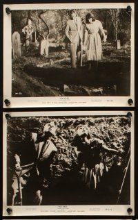 6z714 MACABRE 6 8x10 stills '58 William Castle directed, lots of graveyard images!
