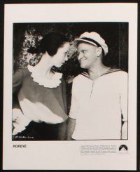 6z775 POPEYE 5 TV 8x10 stills R97 Robert Altman, Robin Williams & Shelley Duvall, E.C. Segar