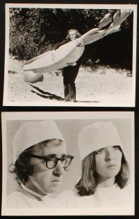 6z513 SLEEPER 9 8x10 stills '74 time traveler Woody Allen, Diane Keaton, wacky sci-fi!