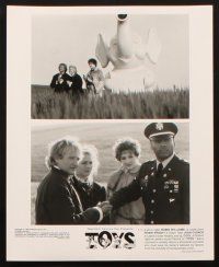 6z678 TOYS 7 8x10 stills '92 wacky Robin Williams, Joan Cusack, pretty Robin Wright!